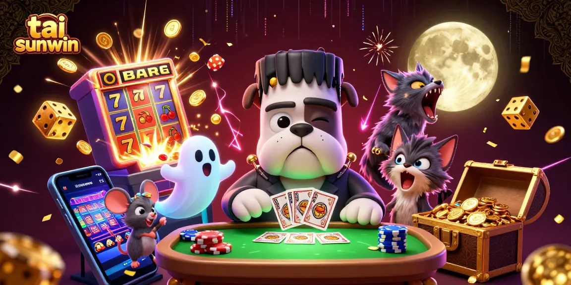 Join the fun and win big with tai sunwin at the lively casino, featuring vibrant characters and exciting games.