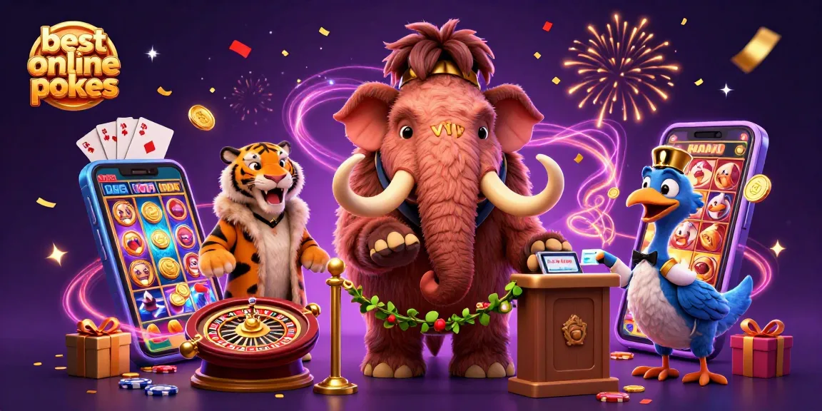 Experience the thrill of the best online pokies with vibrant characters and action-packed casino elements.