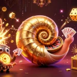 Experience exciting gameplay with hay, featuring vibrant casino elements and a glowing nautilus.